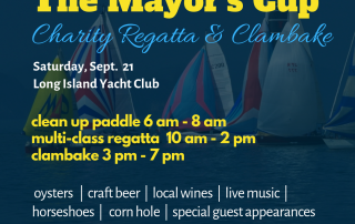 Invitation for York's Mayor's Cup Charity Regatta and Clambake