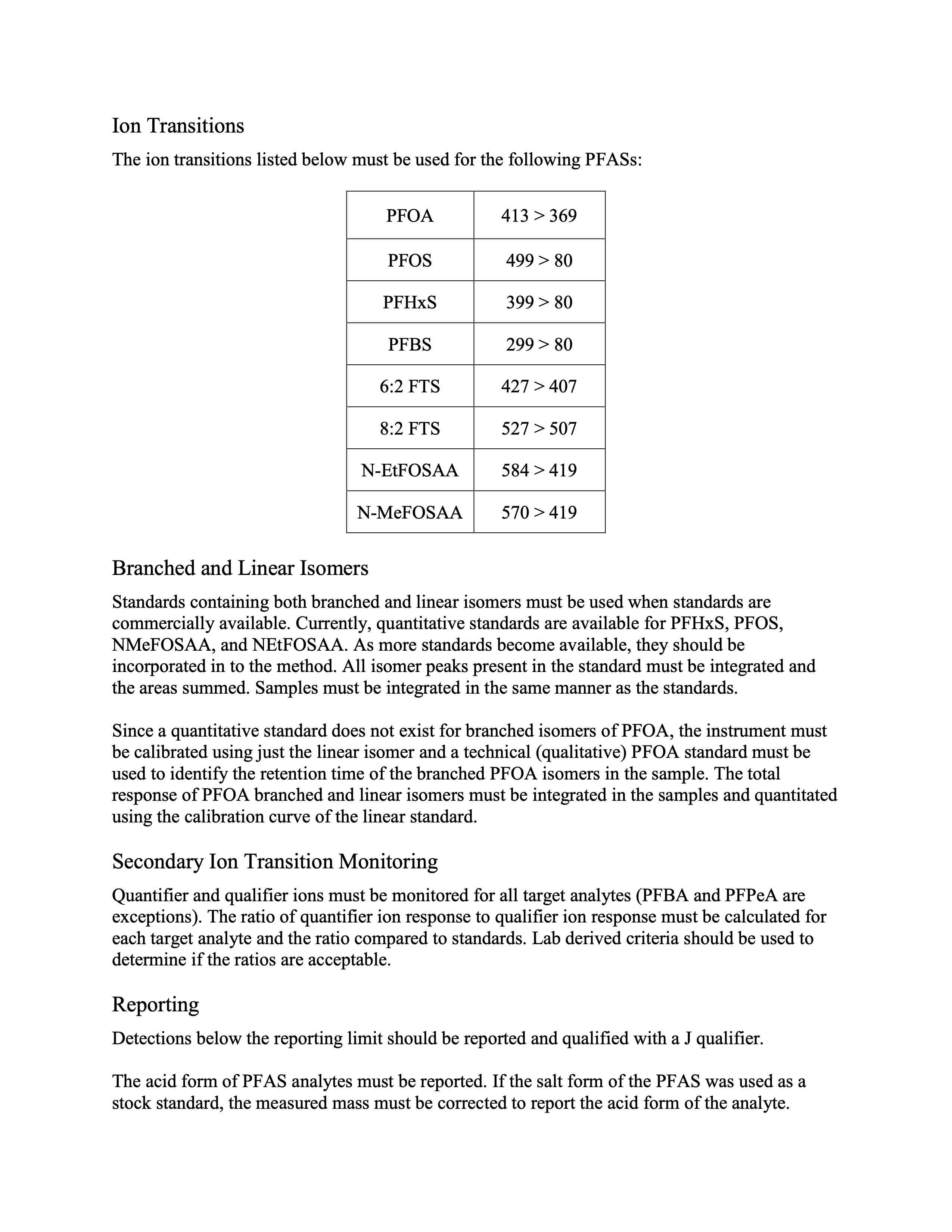 A guidance from New York State announcing that isotope dilution must be utilized for PFAS analysis