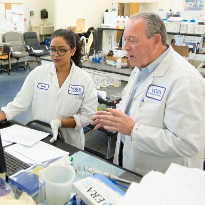 Bob Bradley, York’s Chief Technology Officer testing PFAS in York's Analytical Lab