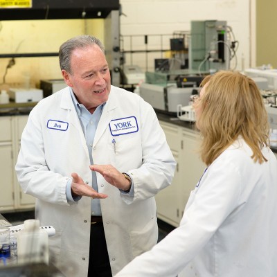 Bob Bradley, York’s Chief Technology Officer testing PFAS in York's Analytical Lab